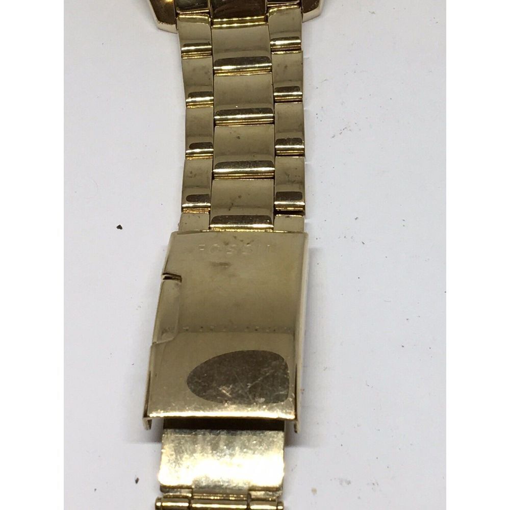 Authentic Fossil Watch Band Bracelet Links Case Use For Parts Used 18mm V794
